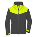 Giacca Mens Allweather grigio / S - personalizzabile con logo