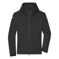 Giacca Mens Allweather nero / S - personalizzabile con logo