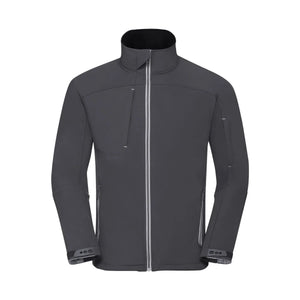 Giacca Mens Bionic Softshell Iron Grey / XS - personalizzabile con logo