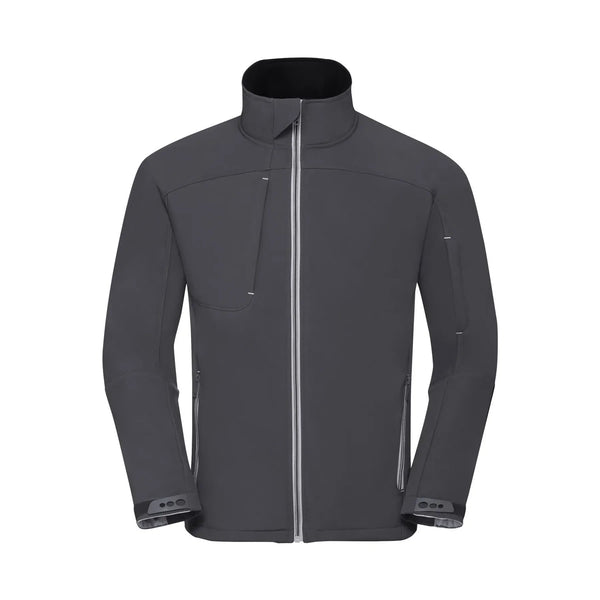 Giacca Mens Bionic Softshell Iron Grey / XS - personalizzabile con logo
