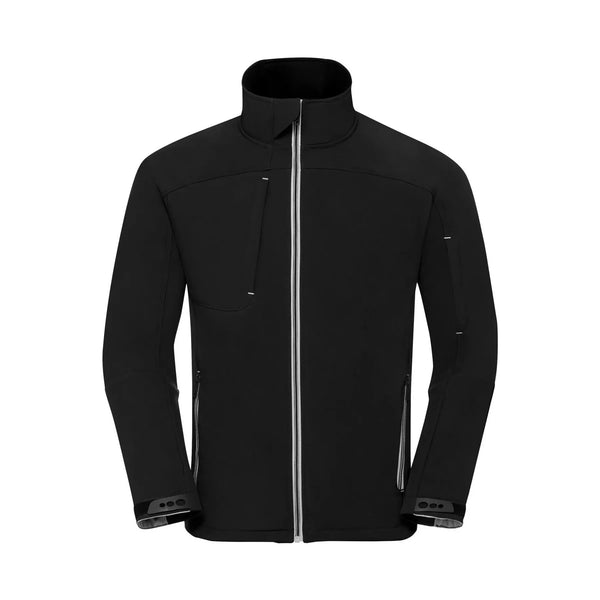 Giacca Mens Bionic Softshell nero / XS - personalizzabile con logo