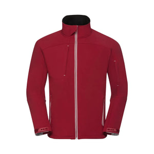 Giacca Mens Bionic Softshell rosso / XS - personalizzabile con logo