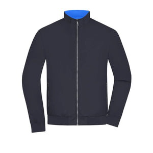 Giacca Mens Blouson blu / S - personalizzabile con logo