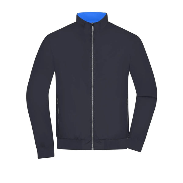 Giacca Mens Blouson blu / S - personalizzabile con logo