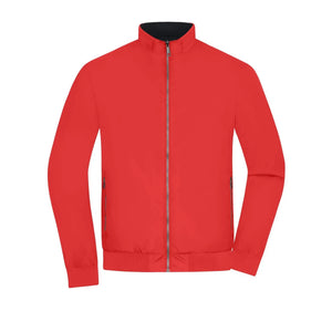 Giacca Mens Blouson rosso / S - personalizzabile con logo