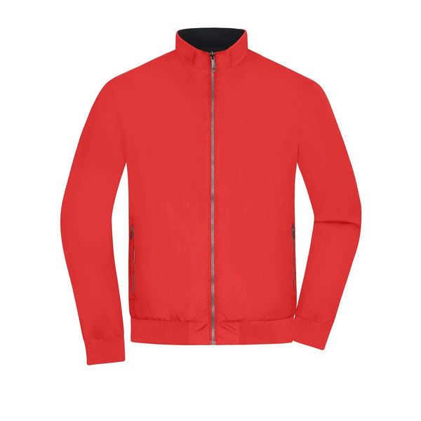 Giacca Mens Blouson rosso / S - personalizzabile con logo