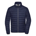 Giacca Mens Down blu / S - personalizzabile con logo