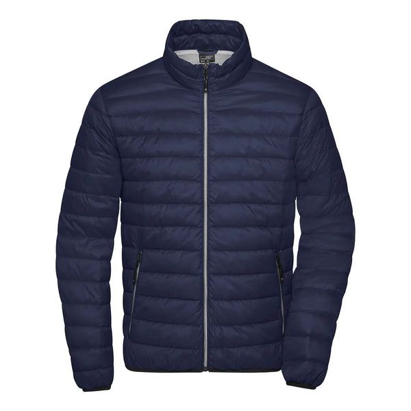 Giacca Mens Down blu / S - personalizzabile con logo