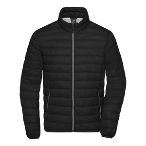 Giacca Mens Down nero / S - personalizzabile con logo