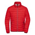 Giacca Mens Down rosso / S - personalizzabile con logo