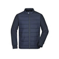Giacca Mens Hybrid blu / S - personalizzabile con logo