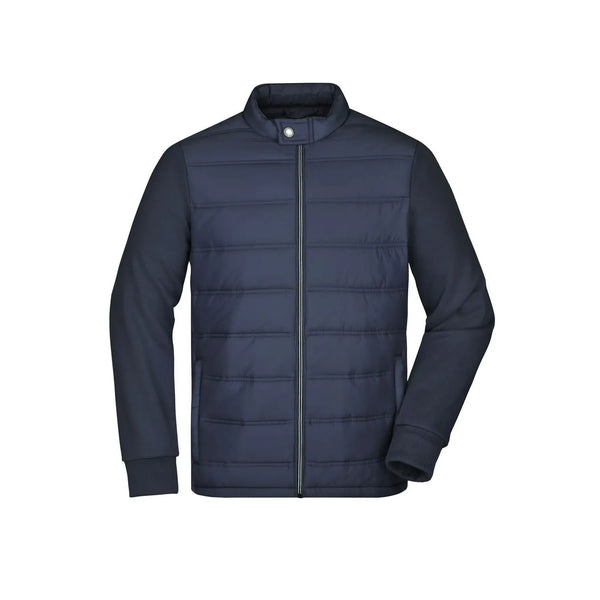 Giacca Mens Hybrid blu / S - personalizzabile con logo