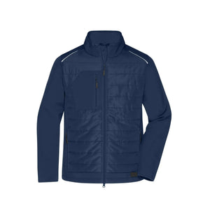 Giacca Mens Hybrid blu / XS - personalizzabile con logo
