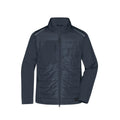 Giacca Mens Hybrid grigio / XS - personalizzabile con logo