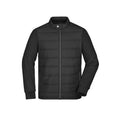 Giacca Mens Hybrid nero / S - personalizzabile con logo