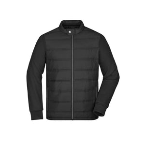 Giacca Mens Hybrid nero / S - personalizzabile con logo