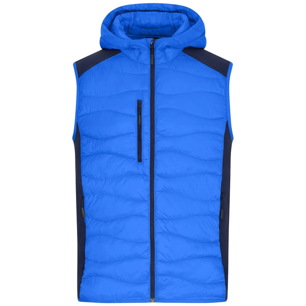 Giacca Mens Hybrid Vest blu / S - personalizzabile con logo