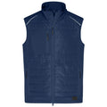 Giacca Mens Hybrid Vest blu / XS - personalizzabile con logo