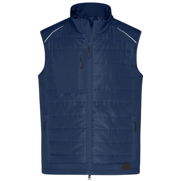 Giacca Mens Hybrid Vest blu / XS - personalizzabile con logo