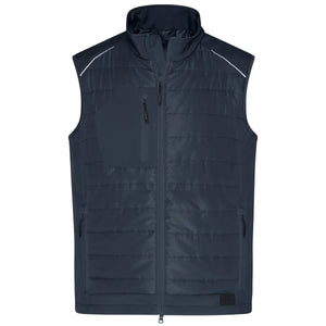 Giacca Mens Hybrid Vest grigio / XS - personalizzabile con logo