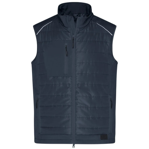 Giacca Mens Hybrid Vest grigio / XS - personalizzabile con logo