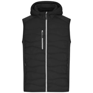 Giacca Mens Hybrid Vest nero / S - personalizzabile con logo