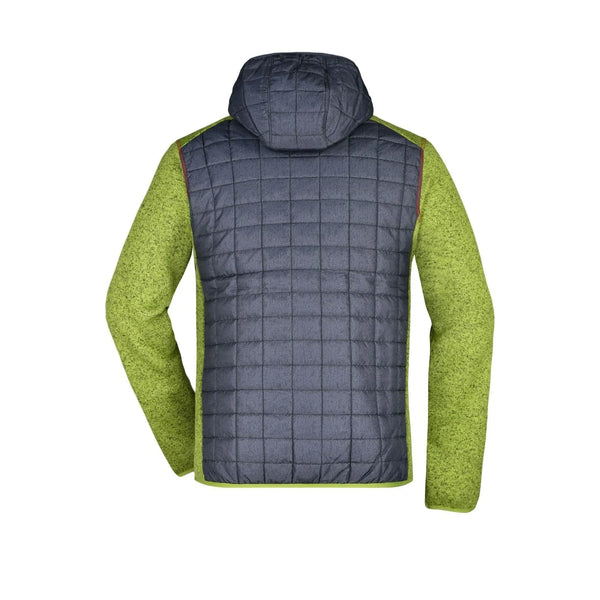 Giacca Mens Knitted Hybrid - personalizzabile con logo