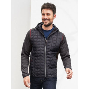 Giacca Mens Knitted Hybrid - personalizzabile con logo