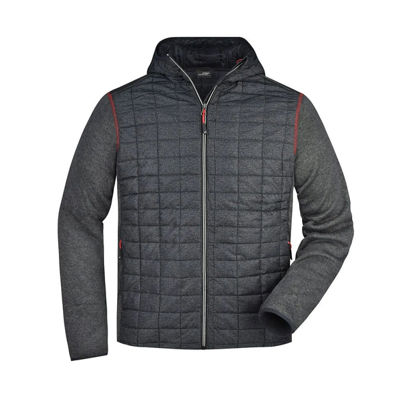 Giacca Mens Knitted Hybrid - personalizzabile con logo