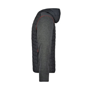 Giacca Mens Knitted Hybrid - personalizzabile con logo