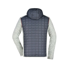 Giacca Mens Knitted Hybrid - personalizzabile con logo