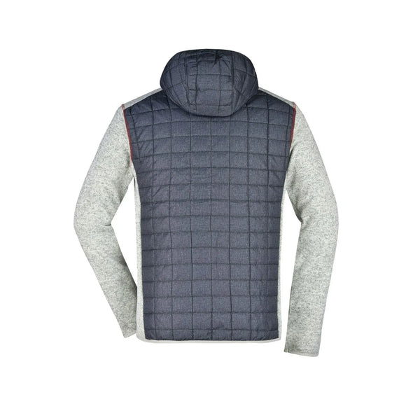Giacca Mens Knitted Hybrid - personalizzabile con logo