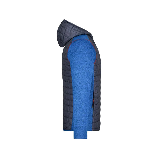 Giacca Mens Knitted Hybrid - personalizzabile con logo