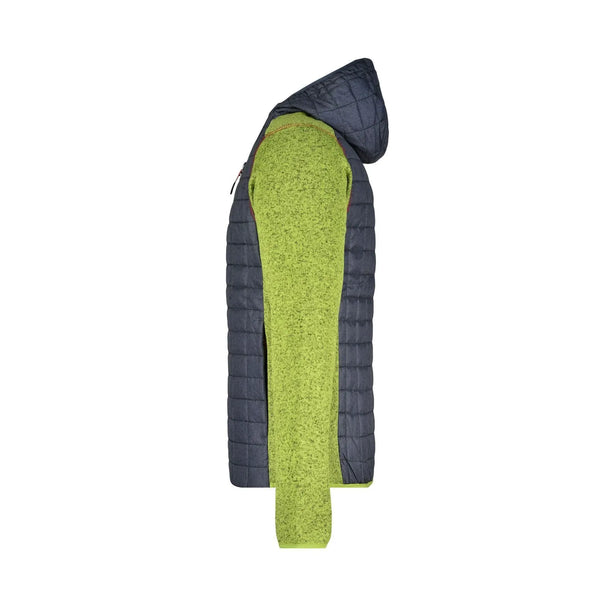 Giacca Mens Knitted Hybrid - personalizzabile con logo