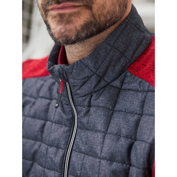 Giacca Mens Knitted Hybrid - personalizzabile con logo