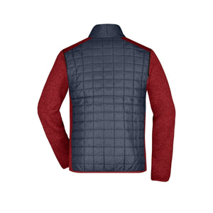 Giacca Mens Knitted Hybrid - personalizzabile con logo
