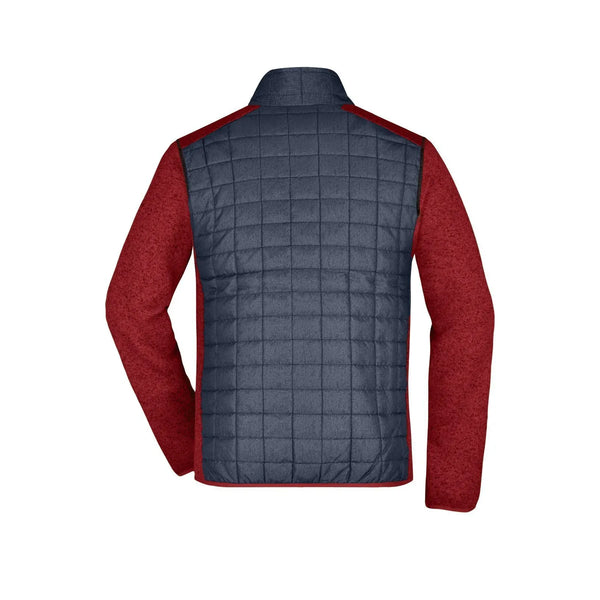 Giacca Mens Knitted Hybrid - personalizzabile con logo