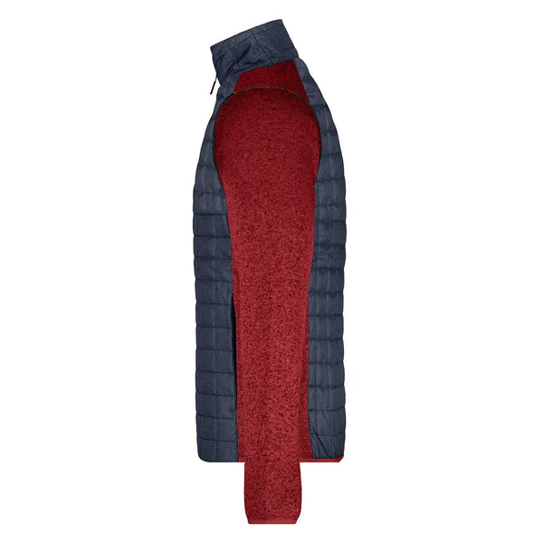 Giacca Mens Knitted Hybrid - personalizzabile con logo