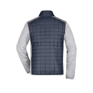 Giacca Mens Knitted Hybrid - personalizzabile con logo