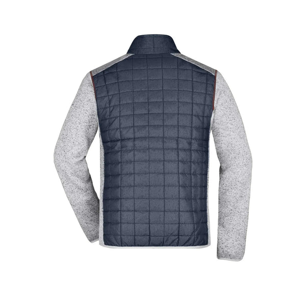 Giacca Mens Knitted Hybrid - personalizzabile con logo