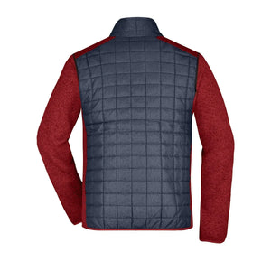 Giacca Mens Knitted Hybrid - personalizzabile con logo