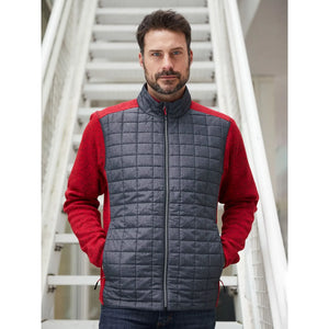 Giacca Mens Knitted Hybrid - personalizzabile con logo