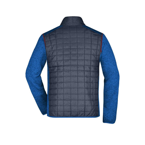 Giacca Mens Knitted Hybrid - personalizzabile con logo