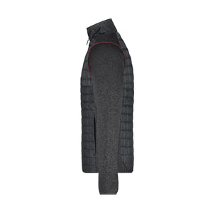 Giacca Mens Knitted Hybrid - personalizzabile con logo