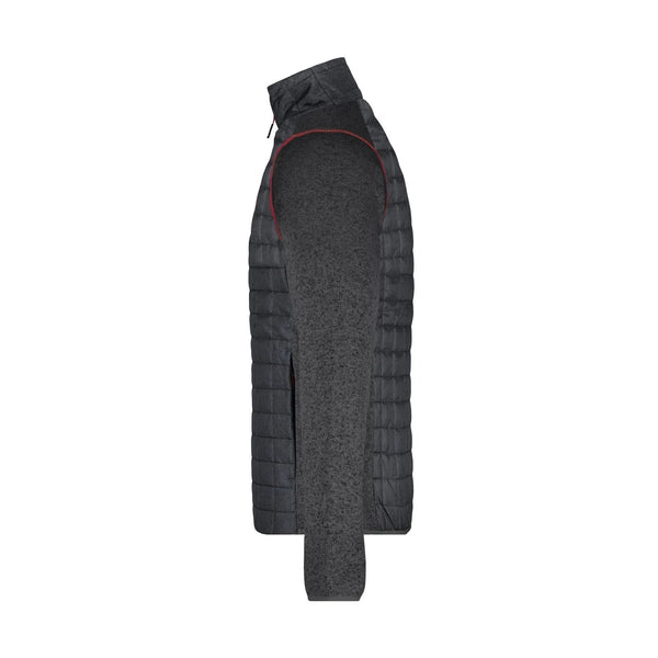 Giacca Mens Knitted Hybrid - personalizzabile con logo