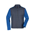 Giacca Mens Knitted Hybrid royal / S - personalizzabile con logo