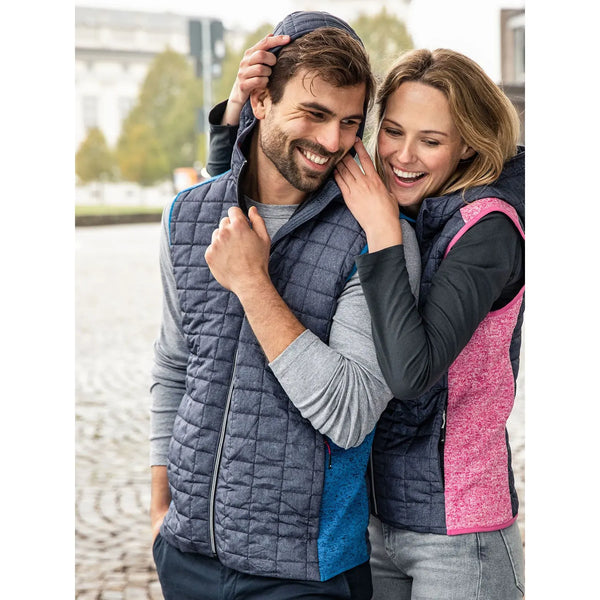 Giacca Mens Knitted Hybrid Vest - personalizzabile con logo