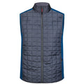 Giacca Mens Knitted Hybrid Vest royal / S - personalizzabile con logo