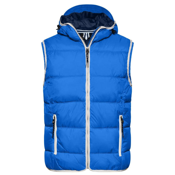Giacca Mens Maritime Vest blu / S - personalizzabile con logo
