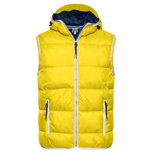 Giacca Mens Maritime Vest giallo / S - personalizzabile con logo